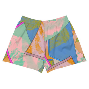 Vacation Placeholder Women’s Recycled Athletic Shorts