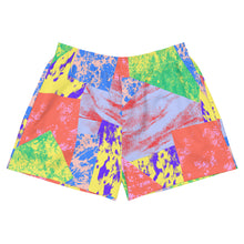 Load image into Gallery viewer, Patches Of Freedom Women’s Recycled Athletic Shorts
