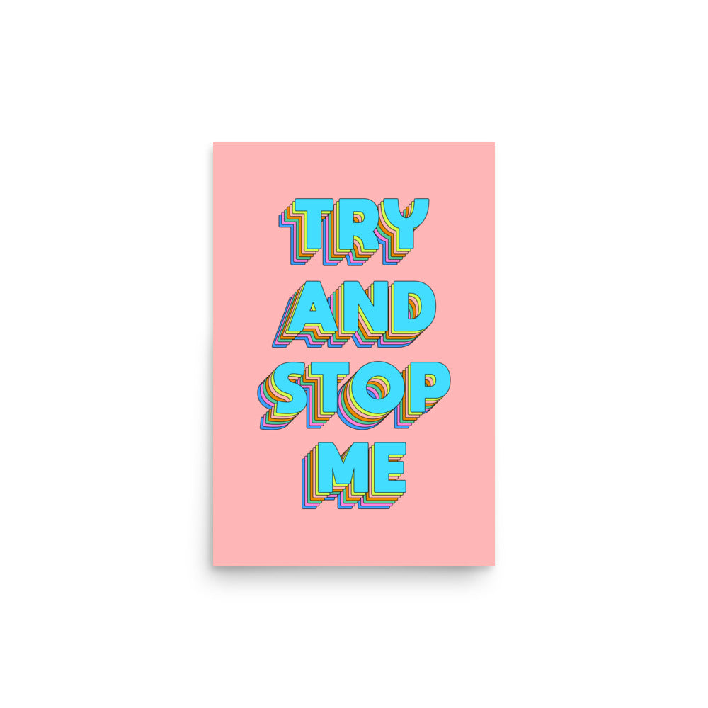 Try And Stop Me Poster