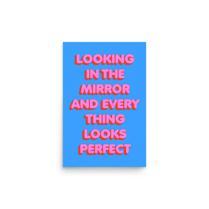 Looking In The Mirror Poster