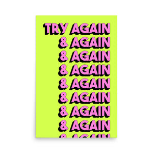 Try Again And Again Poster