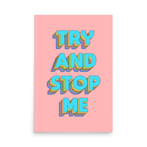 Try And Stop Me Poster