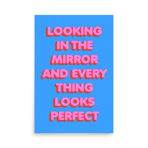 Looking In The Mirror Poster