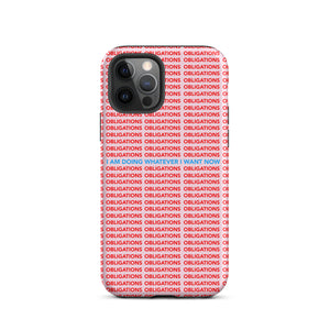 No More Obligations Tough Case for iPhone®