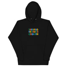 Load image into Gallery viewer, Thriving Through Growth Embroidered Unisex Hoodie
