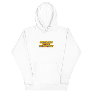 Curiosity Fuels Discovery Embroidered Unisex Hoodie