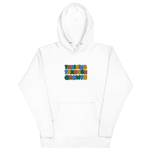 Thriving Through Growth Embroidered Unisex Hoodie