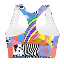 Load image into Gallery viewer, Winter Confused As Summer Longline sports bra
