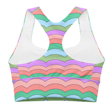 Load image into Gallery viewer, Waves Of Life Longline sports bra
