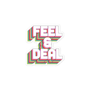 Feel And Deal Bubble-free stickers