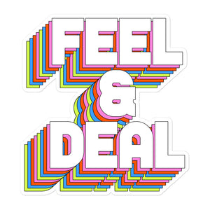 Feel And Deal Bubble-free stickers